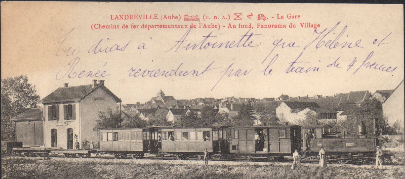 Gare de Landreville, Aube: Fourgon Postal ?